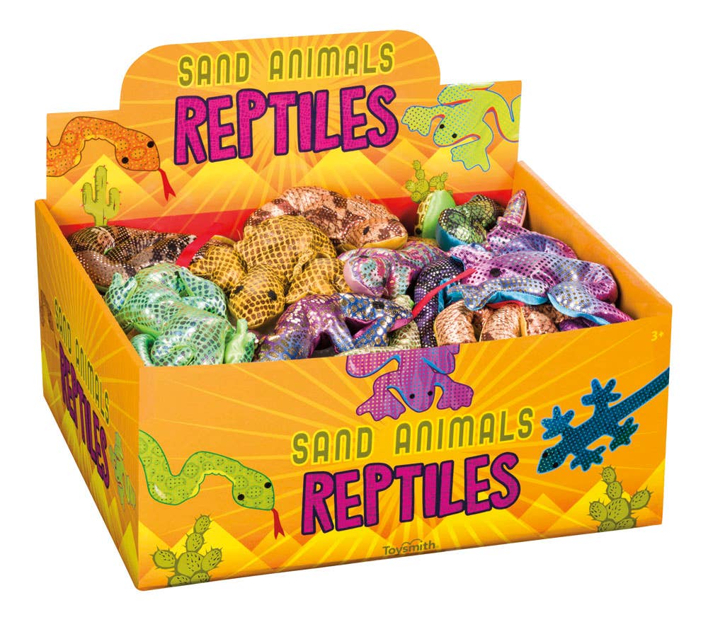 Toysmith Sand Animals Reptiles – Shimmering Sand-Filled Fun