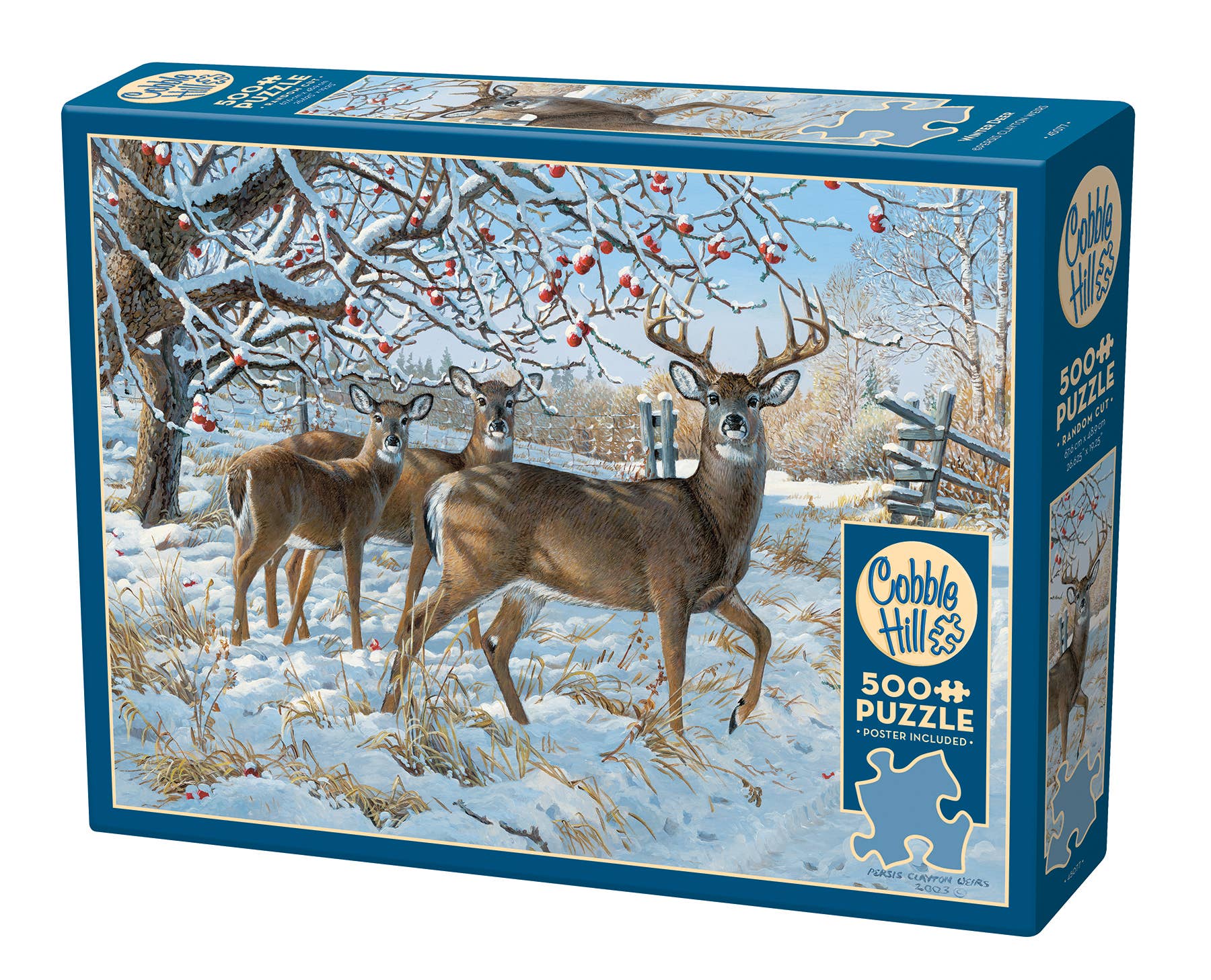 Winter Deer Puzzle – A Charming Woodland Scene for Puzzle Enthusiasts!