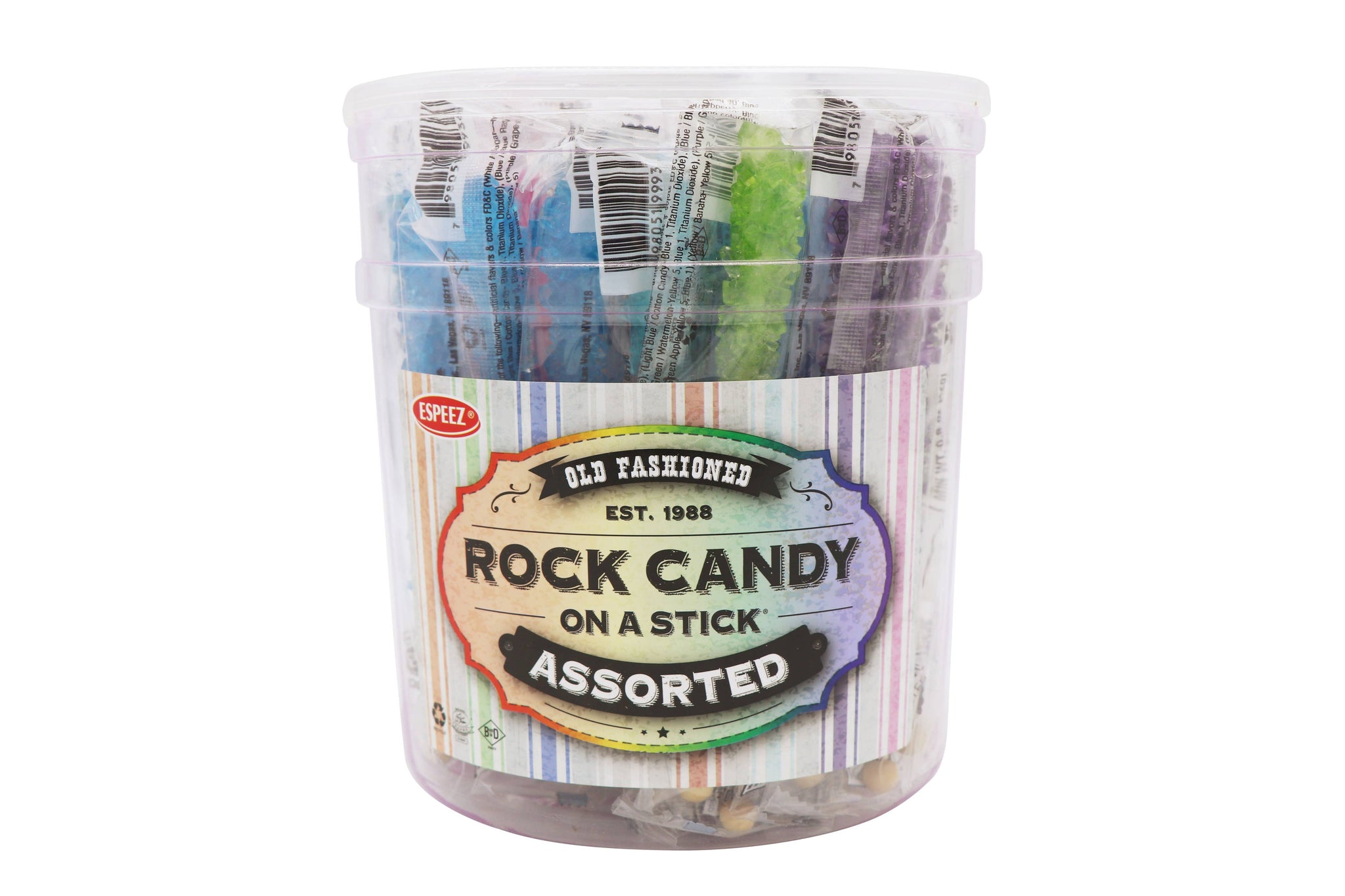 Rock Candy Sticks Assorted